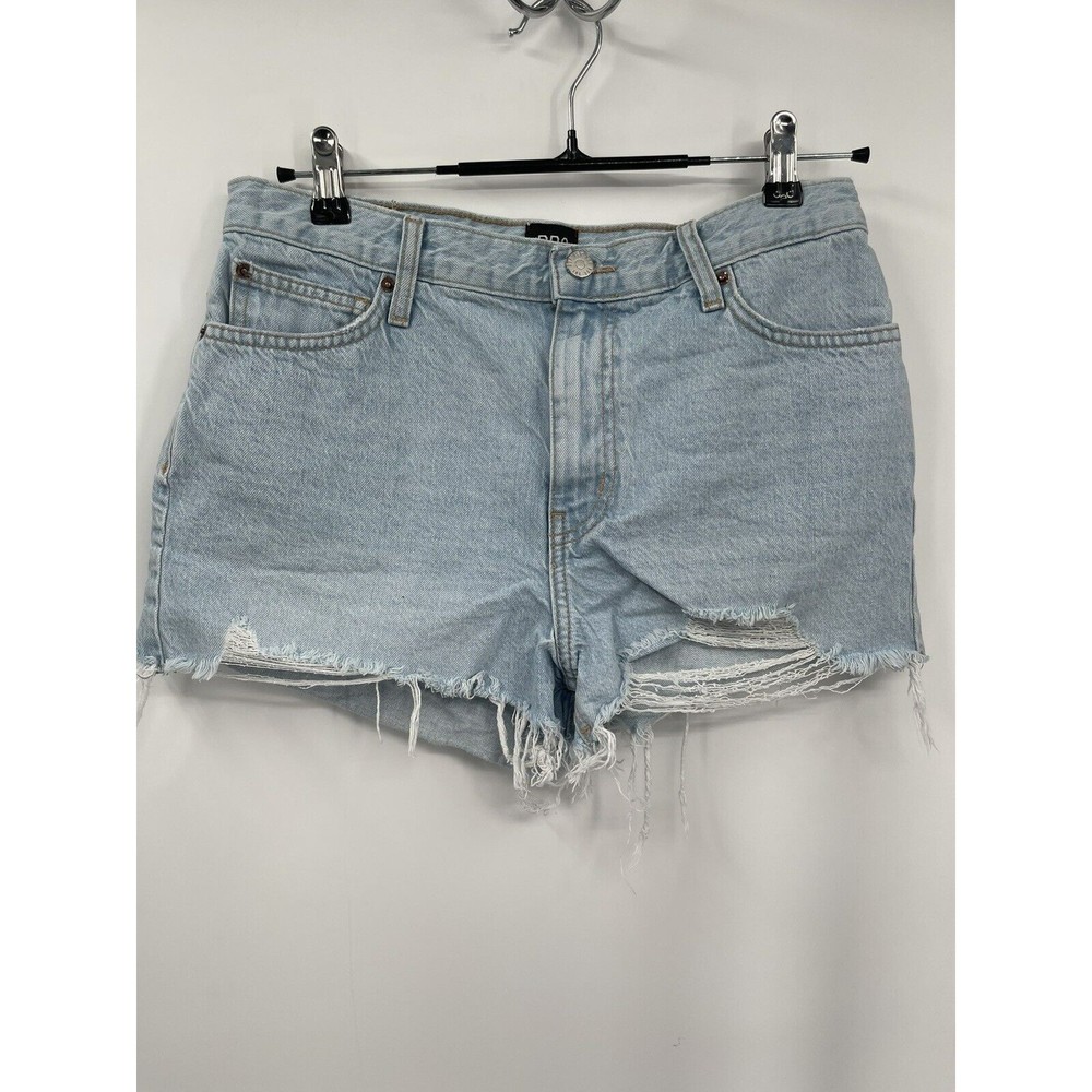 Urban Outfitters BDG Denim Jean Shorts High Rise Girlfriend Distressed Size 28